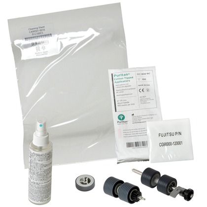 Fujitsu Fi-6800 ScanAid Cleaning And Consumable Kit, Genuine (M3631)